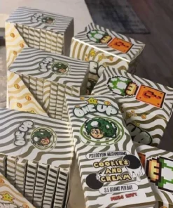 Alternative view of One Up Mushroom Bars Cookies and Cream