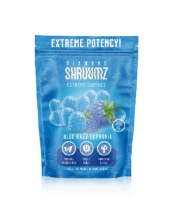 Blue Razz Euphoria Mushroom Gummies 5pc