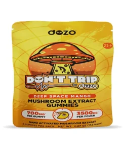 Deep Space Mango Dozo Don’t Trip Mushroom Gummies 3500MG