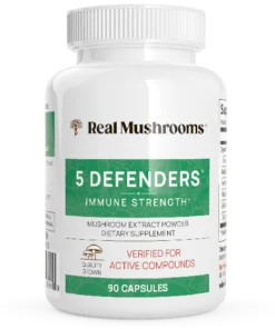 5 Defenders Organic Mushroom Blend Capsules