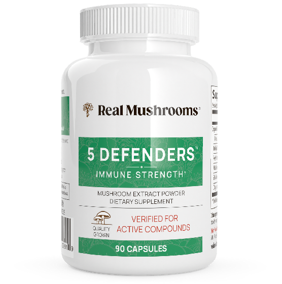 5 Defenders Organic Mushroom Blend Capsules