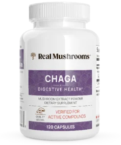 Organic Chaga Extract Mushroom Capsules