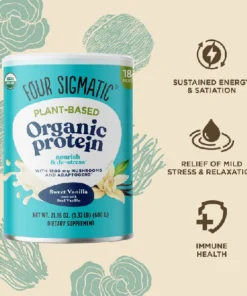 Four Sigmatic Organic Sweet Vanilla Plant-based Protein