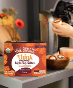 Four Sigmatic Organic Think High Caf Coffee Pods Box- 24 count