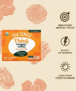 Alternative view of Four Sigmatic Organic Think Coffee Pods Box- 24 count