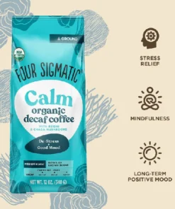 Four Sigmatic Organic Calm Decaf Ground Coffee