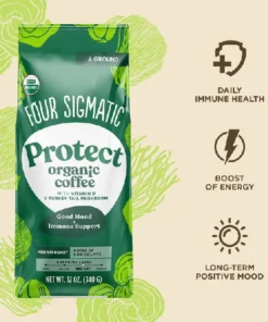 Alternative view of Four Sigmatic Organic Protect Ground Coffee Bag
