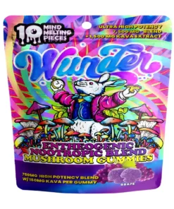 Grape Wunder Entheogenic Nootropic Blend Amanita Mushroom Gummies 7500mg