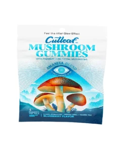 Blueberry Cutleaf Mushroom Gummies Amanita Blend 500mg