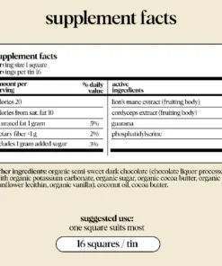 Alternative view of Alice Mushrooms – Brainstorm Chocolate For Sharp Focus