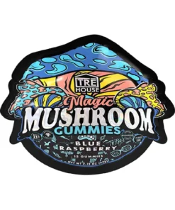 Blue Raspberry Tre House Magic Mushroom Gummies