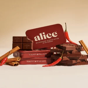Alice Mushrooms Chocolate Happy Ending – 2 Tins (32 Doses)